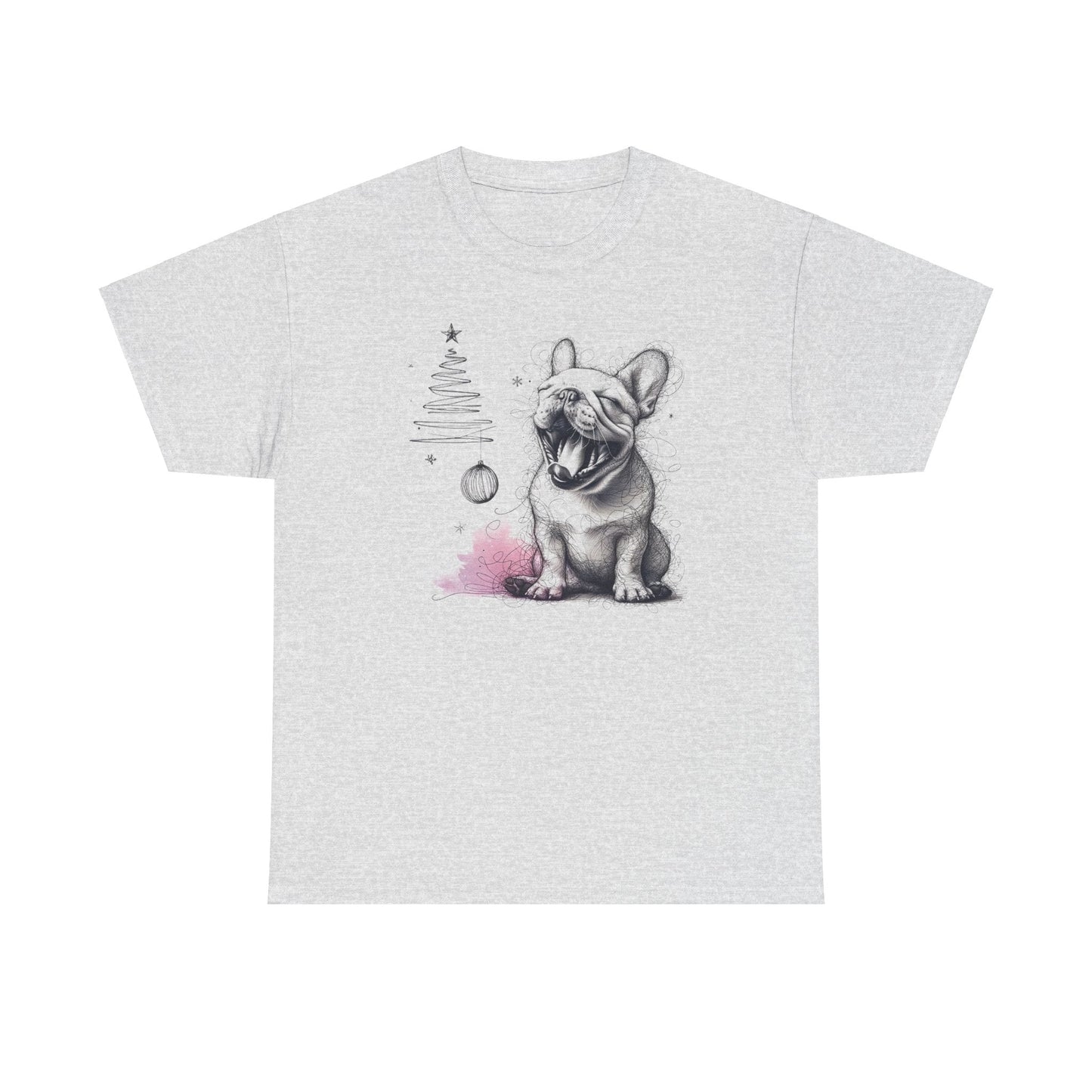 Frenchie Under the Christmas Tree - WhimsyInkWear