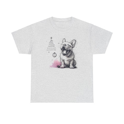 Frenchie Under the Christmas Tree - WhimsyInkWear