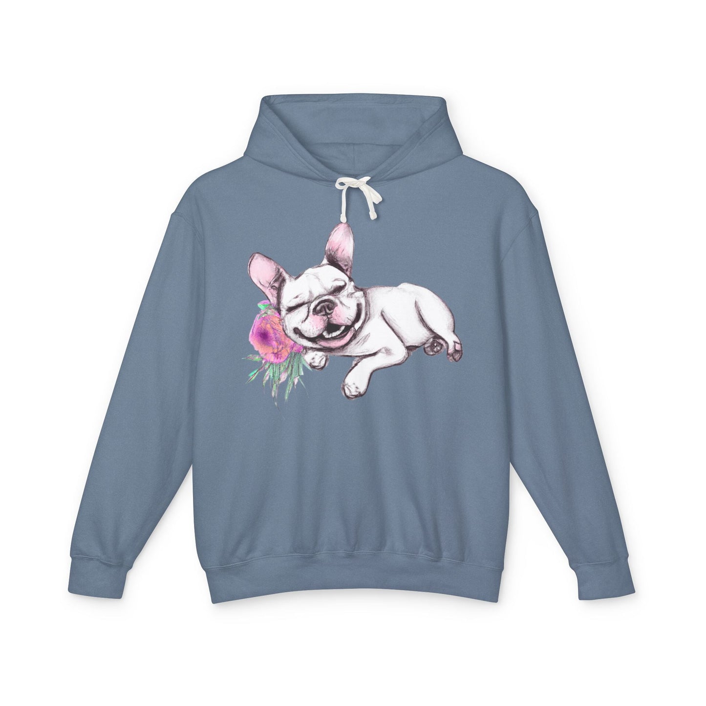 Frenchie with a Rose - WhimsyInkWear