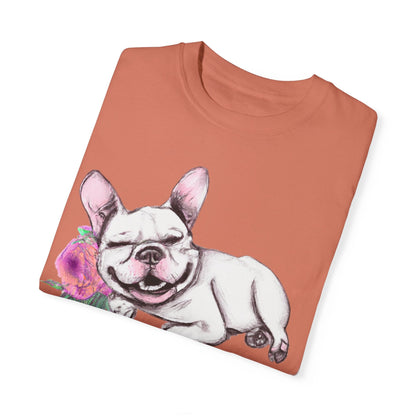 Frenchie with a Rose - WhimsyInkWear