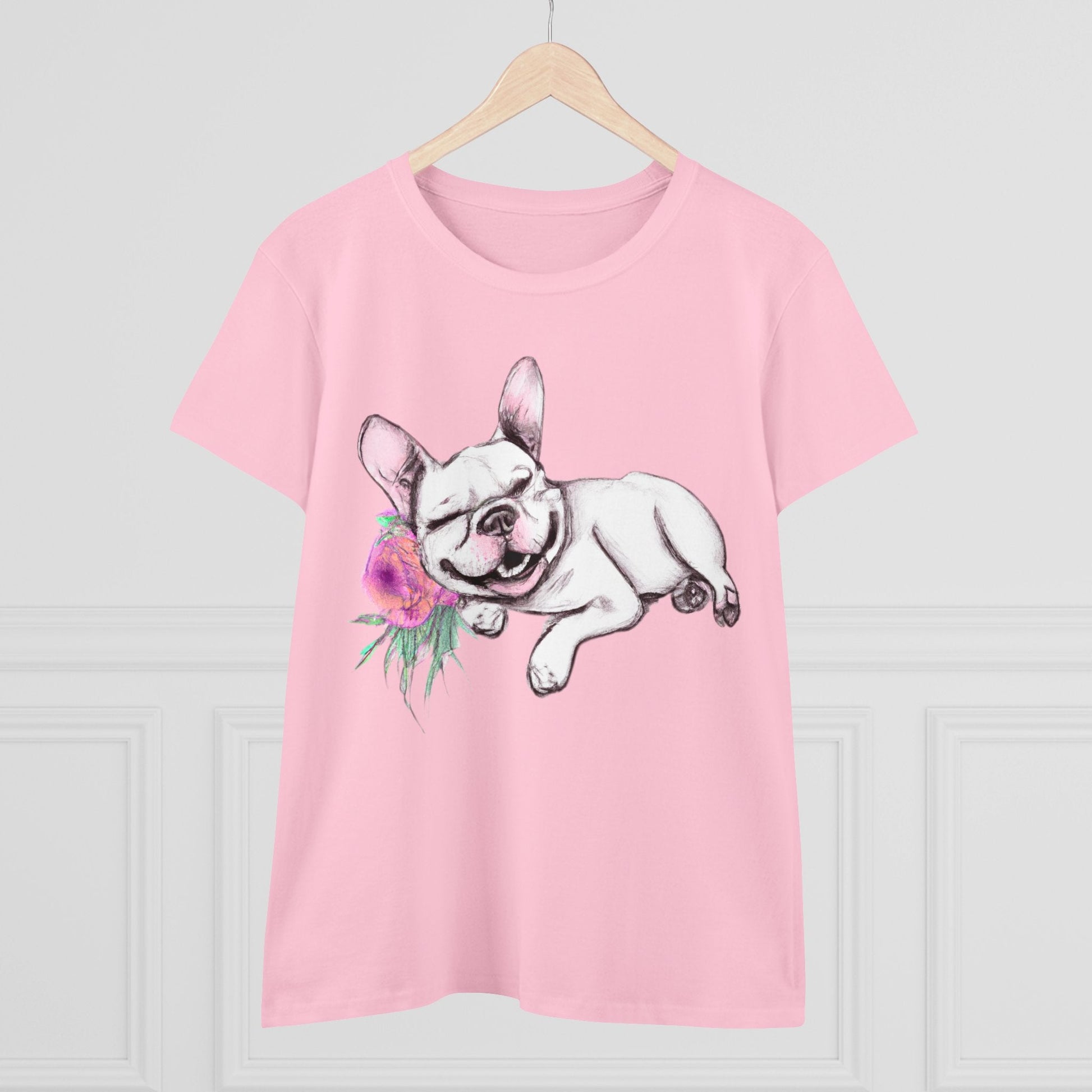Frenchie with a Rose - WhimsyInkWear