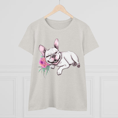 Frenchie with a Rose - WhimsyInkWear