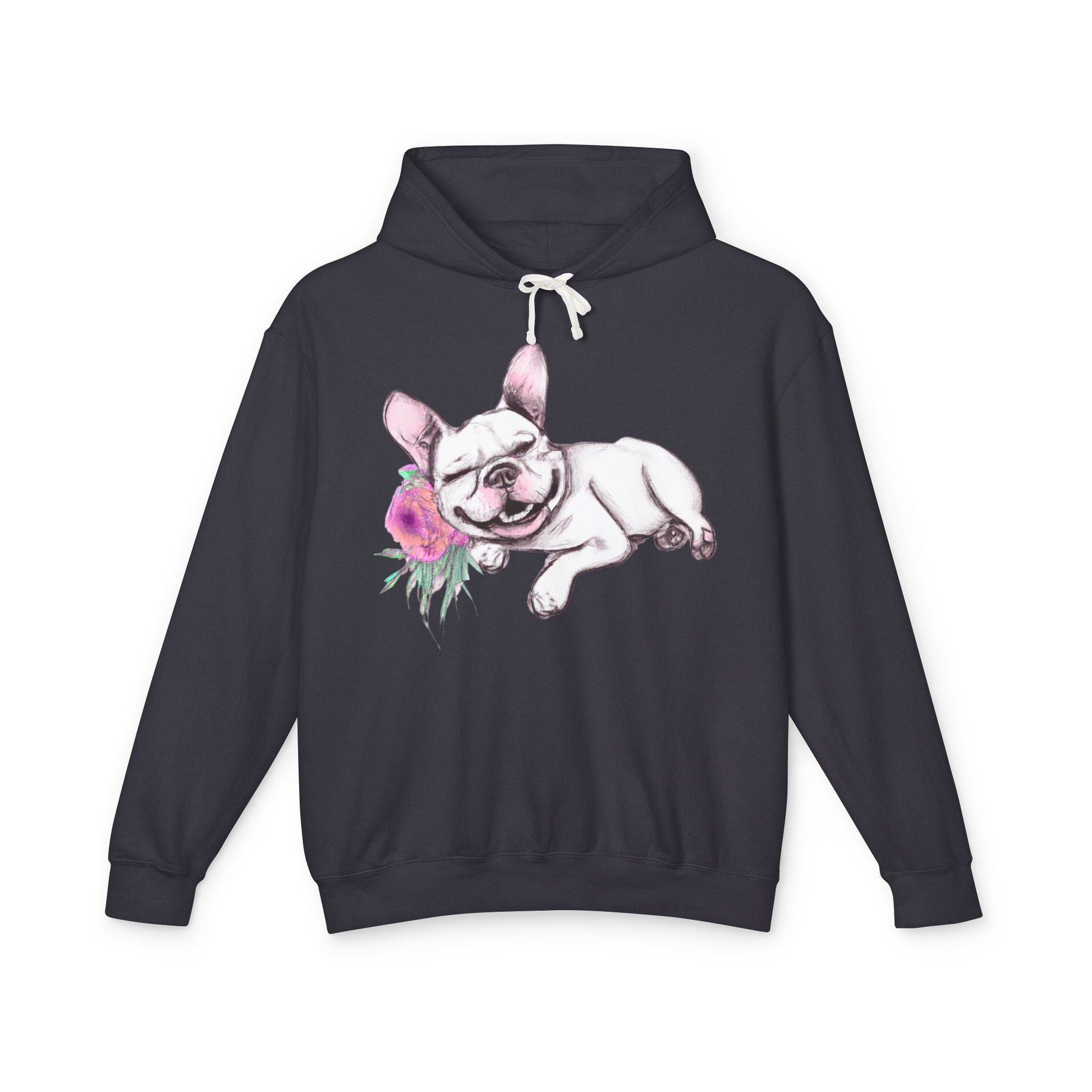 Frenchie with a Rose - WhimsyInkWear