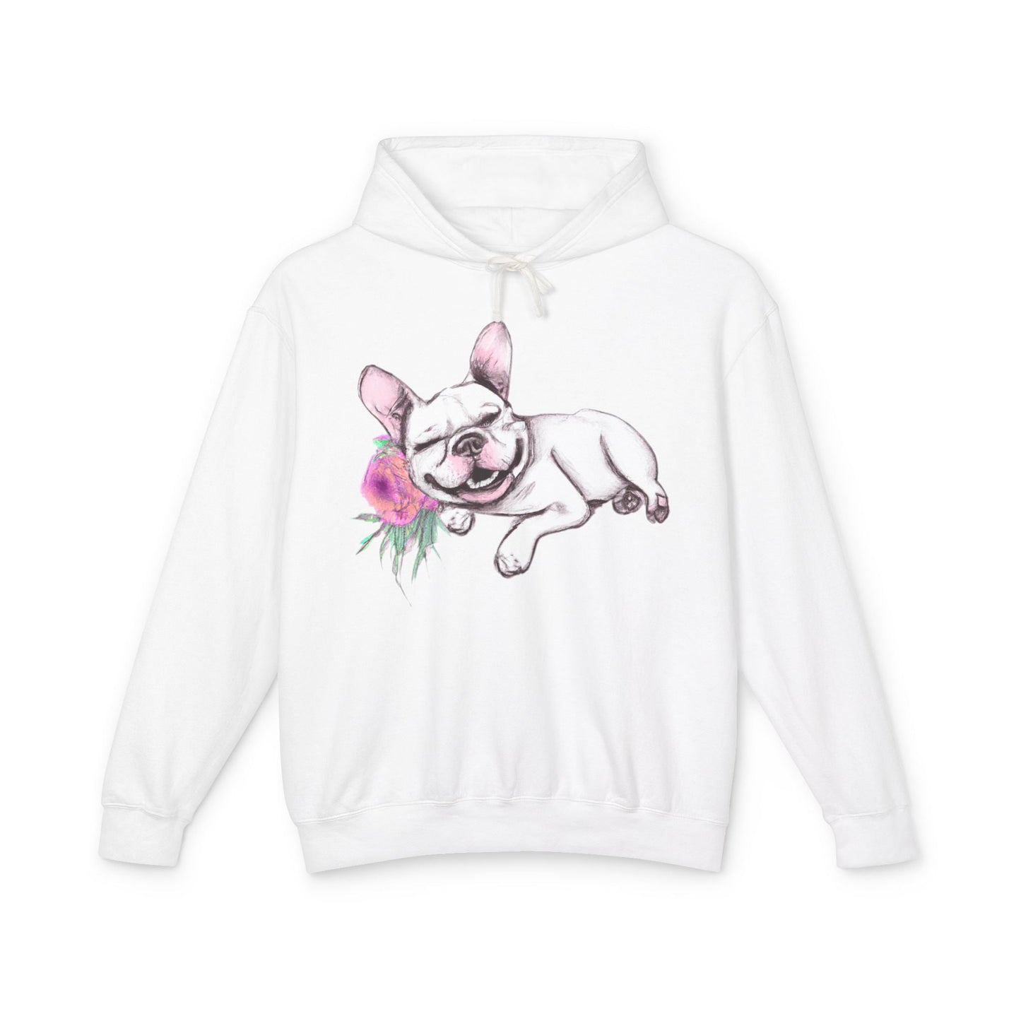 Frenchie with a Rose - WhimsyInkWear