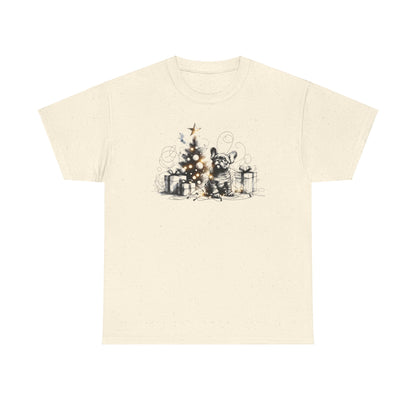 Frenchie with Lighted Tree - WhimsyInkWear