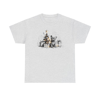 Frenchie with Lighted Tree - WhimsyInkWear
