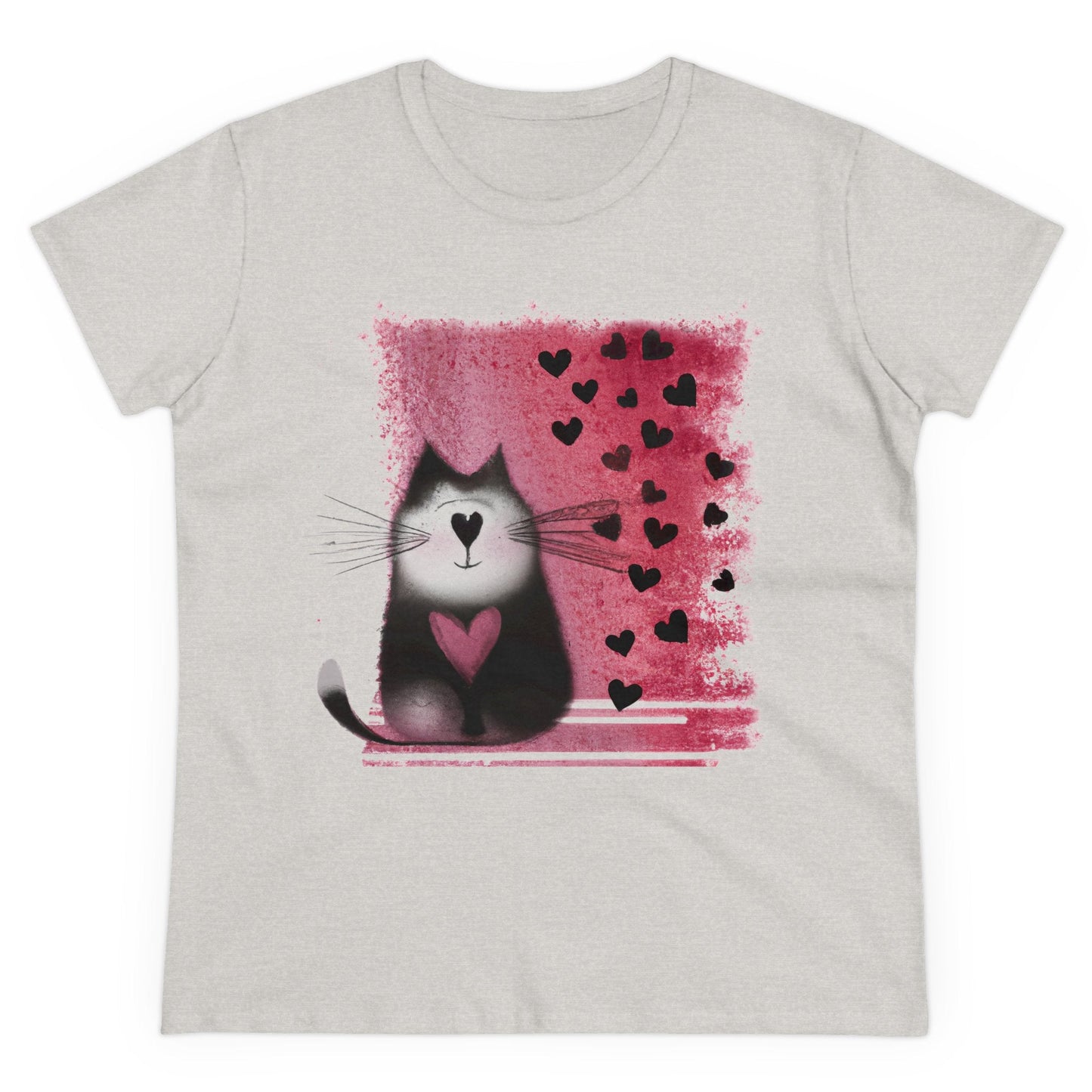 Kitty Heart Love - WhimsyInkWear