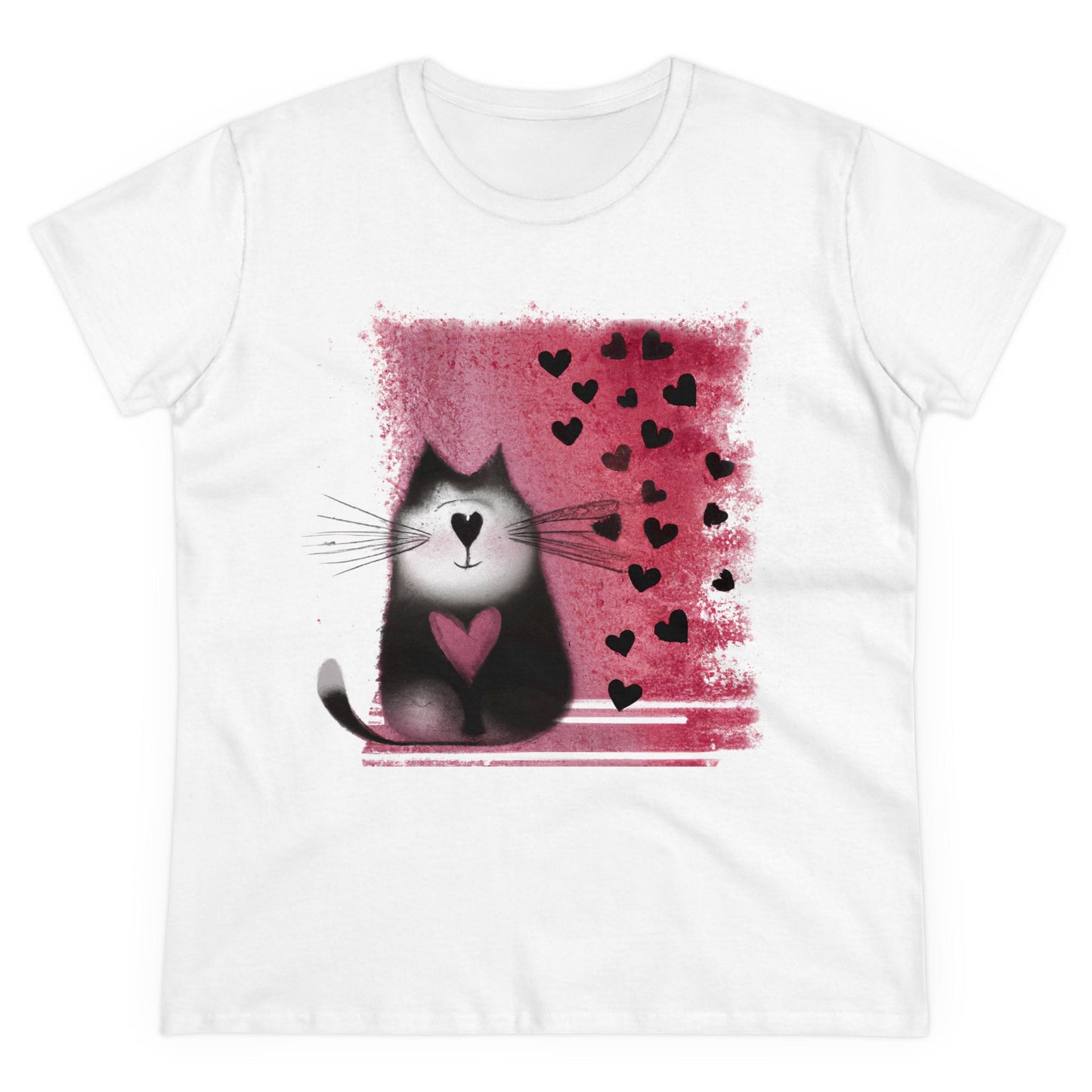 Kitty Heart Love - WhimsyInkWear