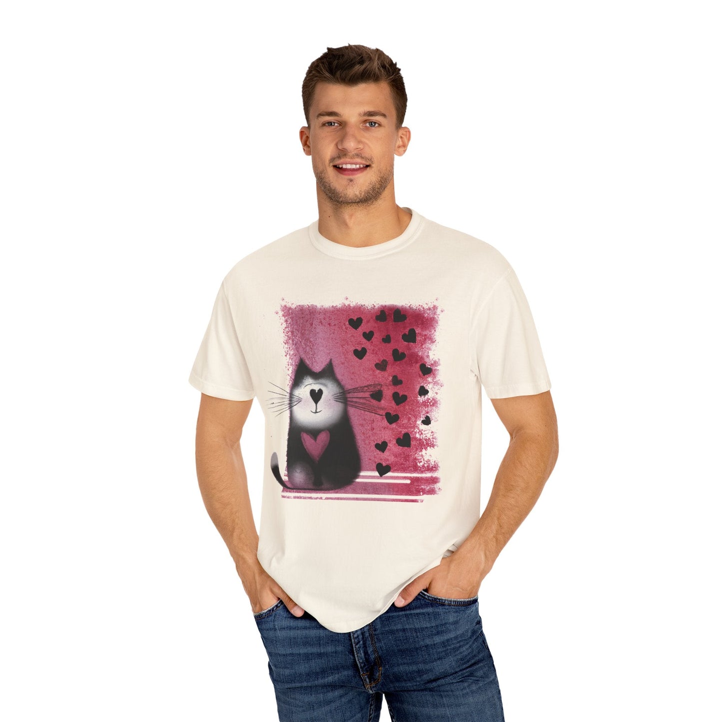 Kitty Heart Love - WhimsyInkWear
