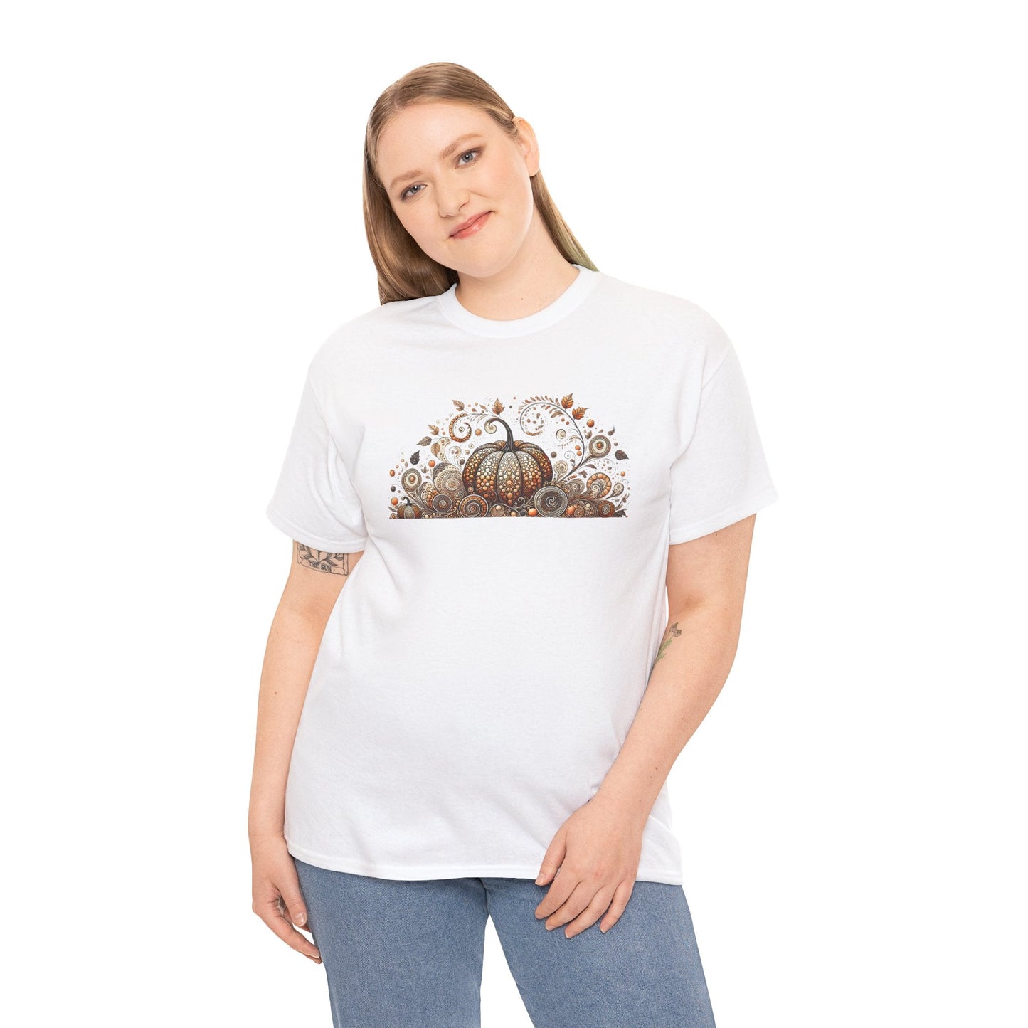 Mosaic Pumpkin Tee - WhimsyInkWear