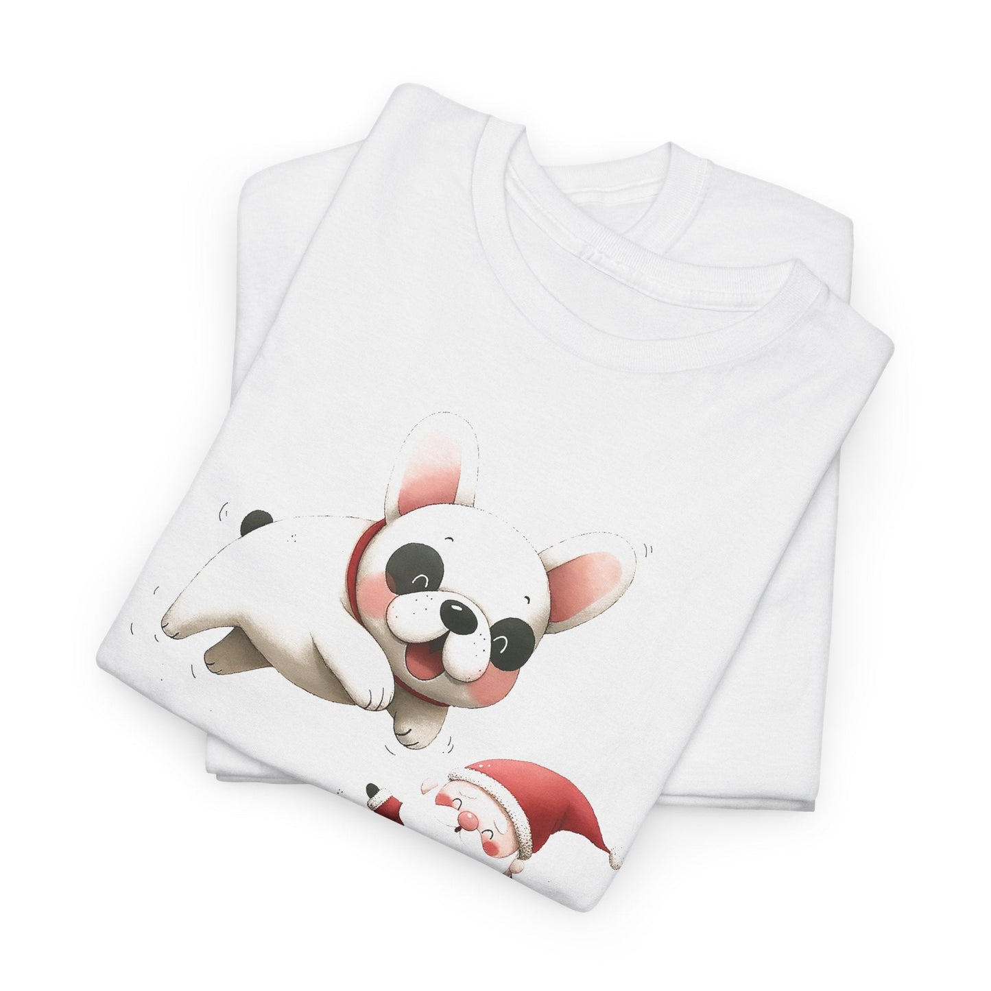 Playful Christmas Frenchie - WhimsyInkWear