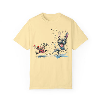 Rudolph and Frenchie Christmas - WhimsyInkWear