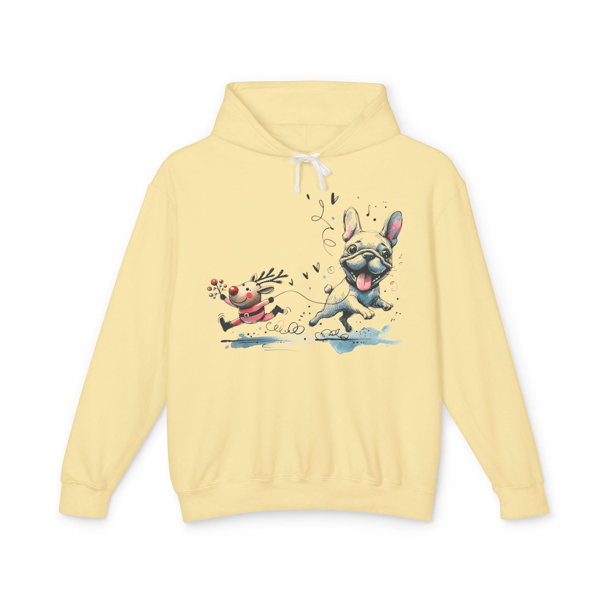Rudolph and Frenchie Christmas - WhimsyInkWear
