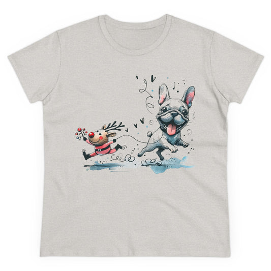 Rudolph and Frenchie Christmas - WhimsyInkWear