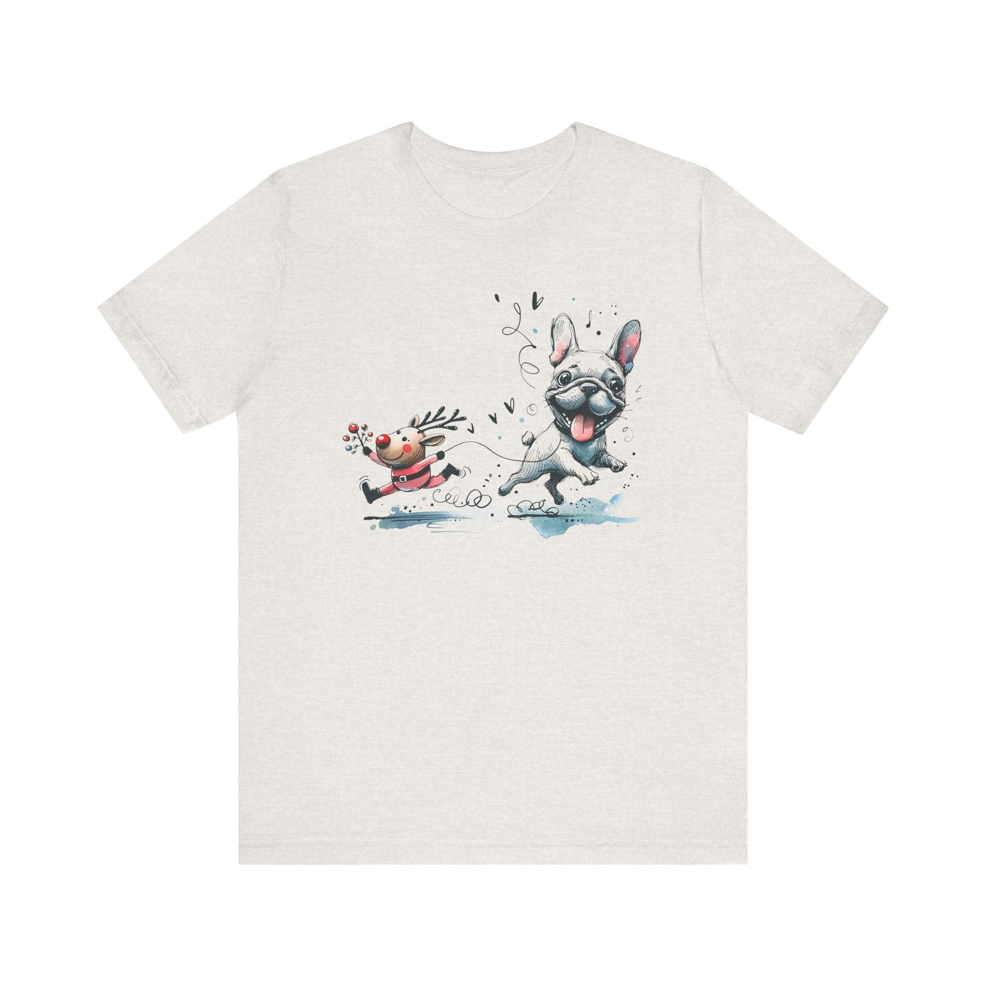 Rudolph and Frenchie Christmas - WhimsyInkWear