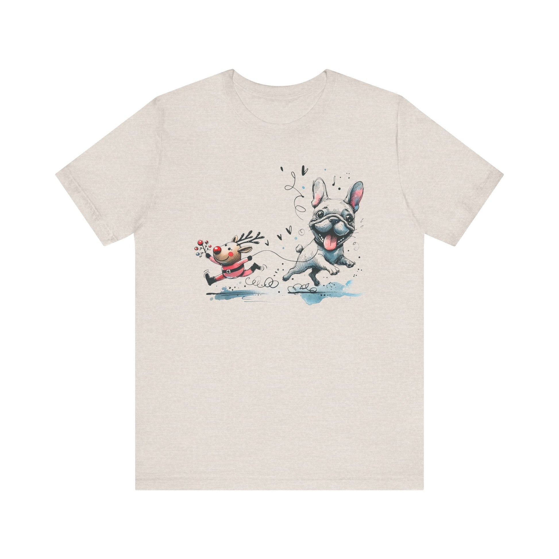 Rudolph and Frenchie Christmas - WhimsyInkWear