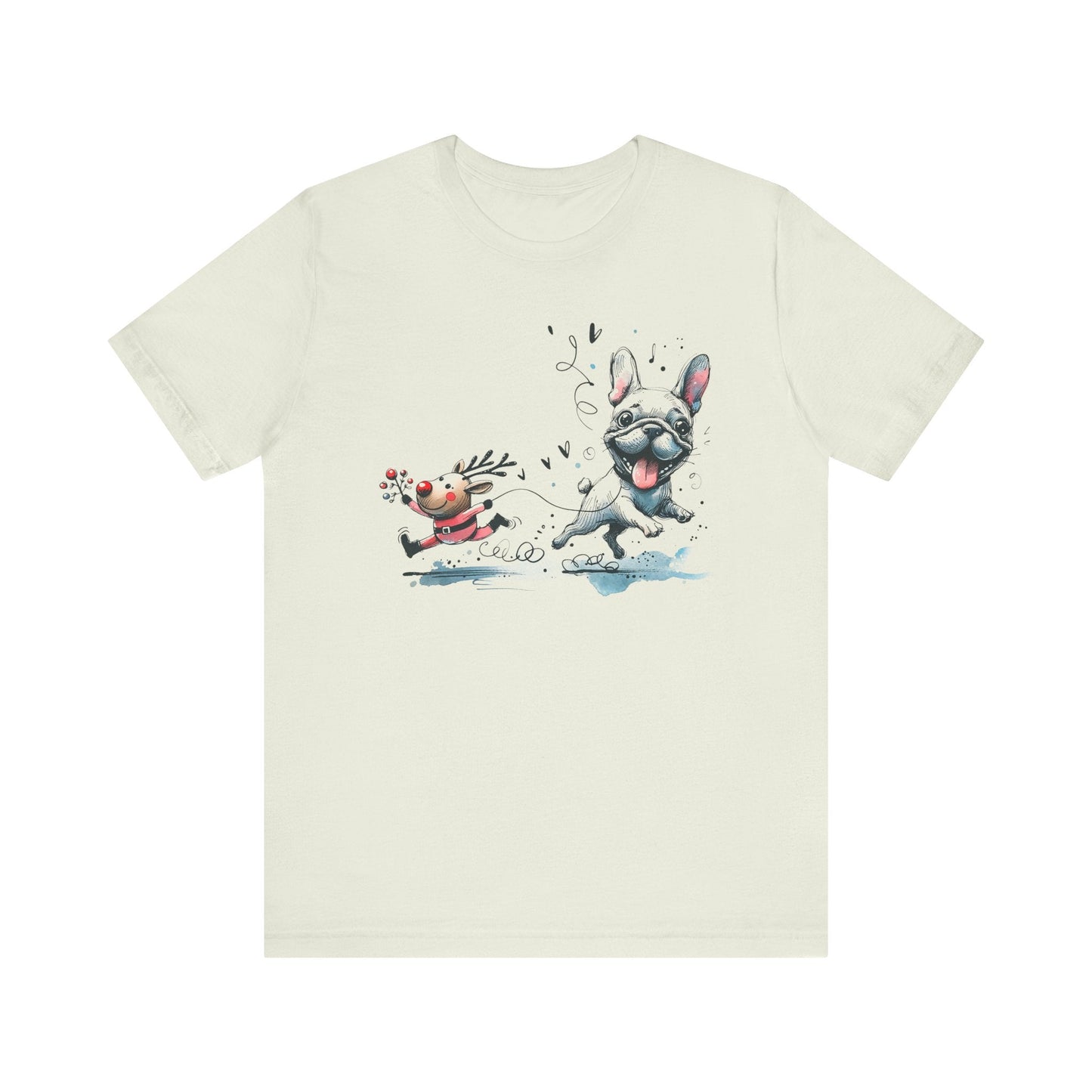 Rudolph and Frenchie Christmas - WhimsyInkWear