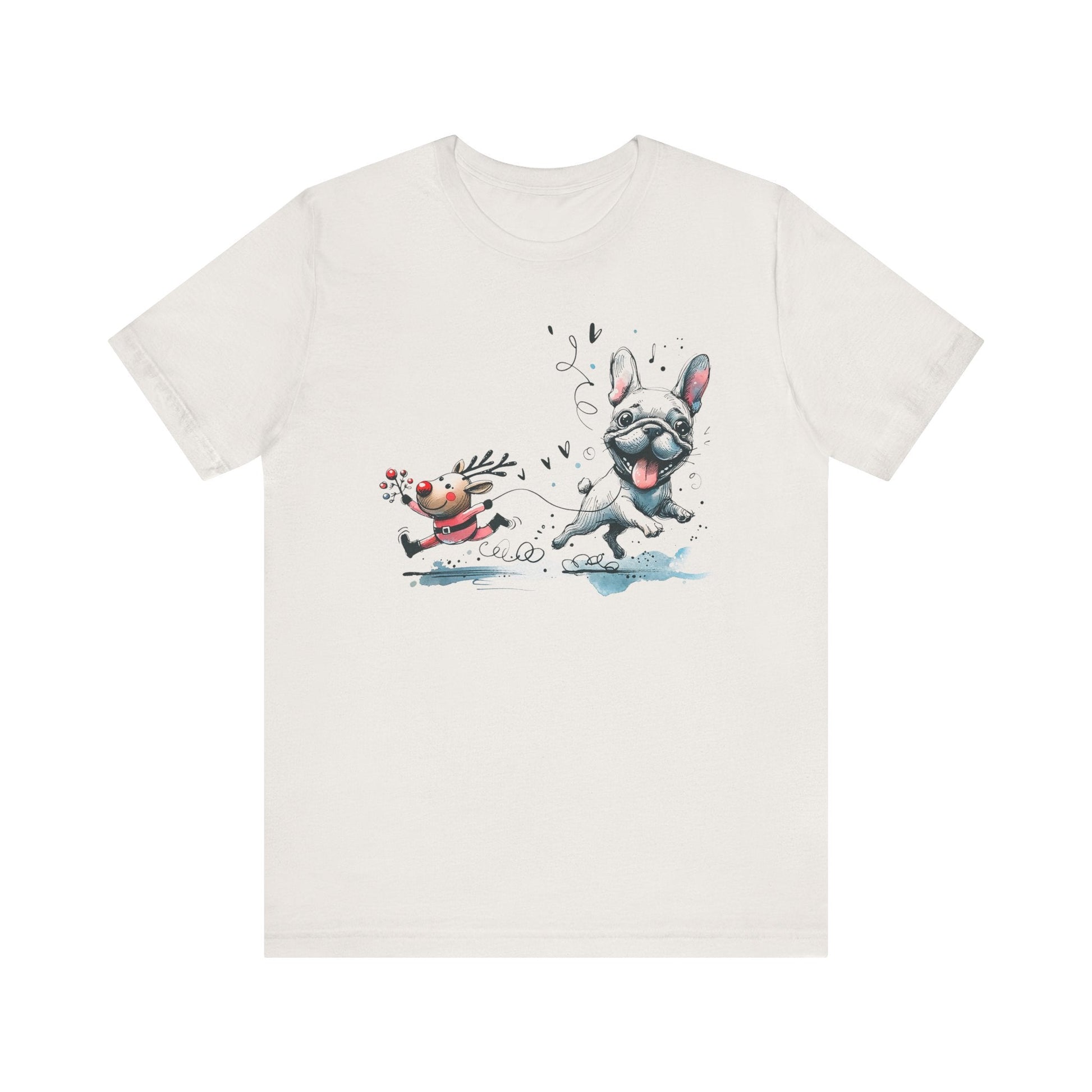Rudolph and Frenchie Christmas - WhimsyInkWear