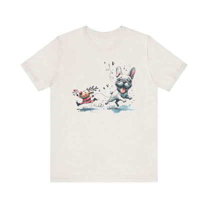 Rudolph and Frenchie Christmas - WhimsyInkWear