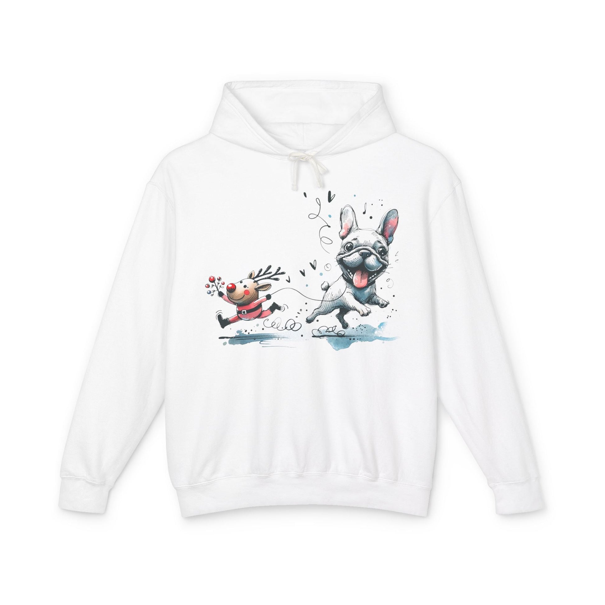 Rudolph and Frenchie Christmas - WhimsyInkWear