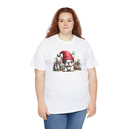 Santa Baby Frenchie Tee - WhimsyInkWear