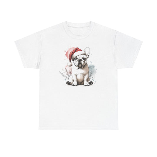 Santa Frenchie Tee - WhimsyInkWear