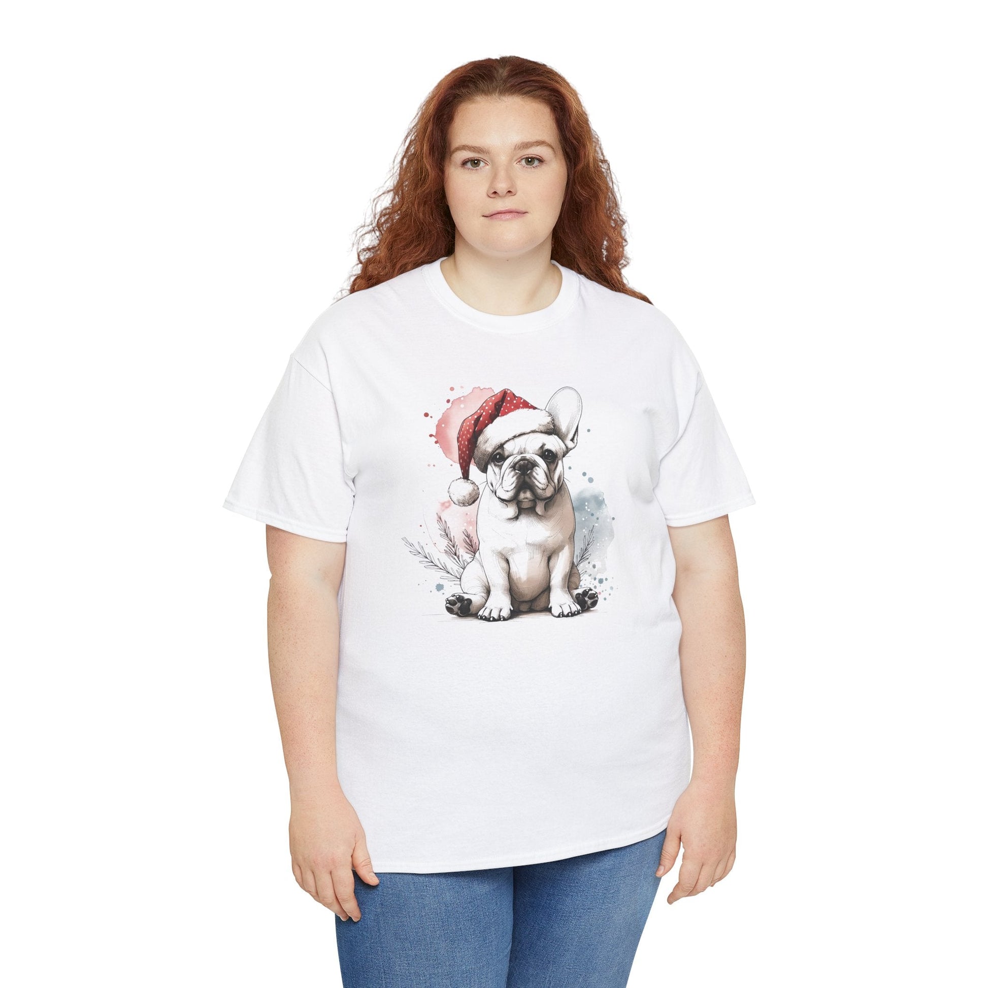 Santa Frenchie Tee - WhimsyInkWear