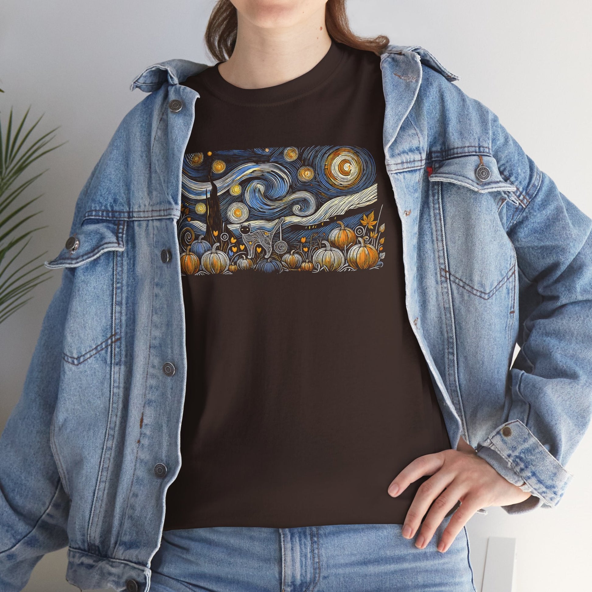 Starry Night - Field Cat - WhimsyInkWear