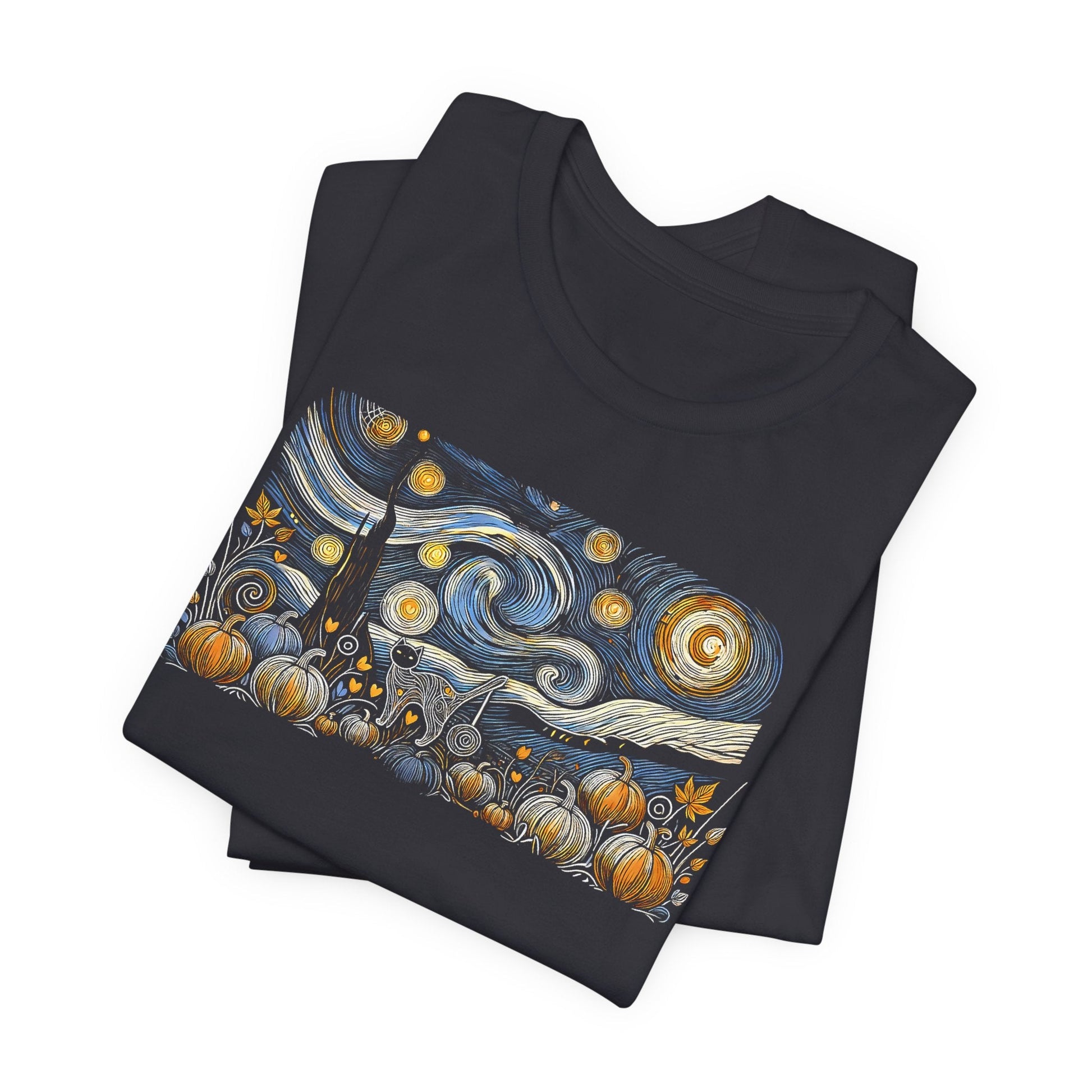 Starry Night - Field Cat - WhimsyInkWear