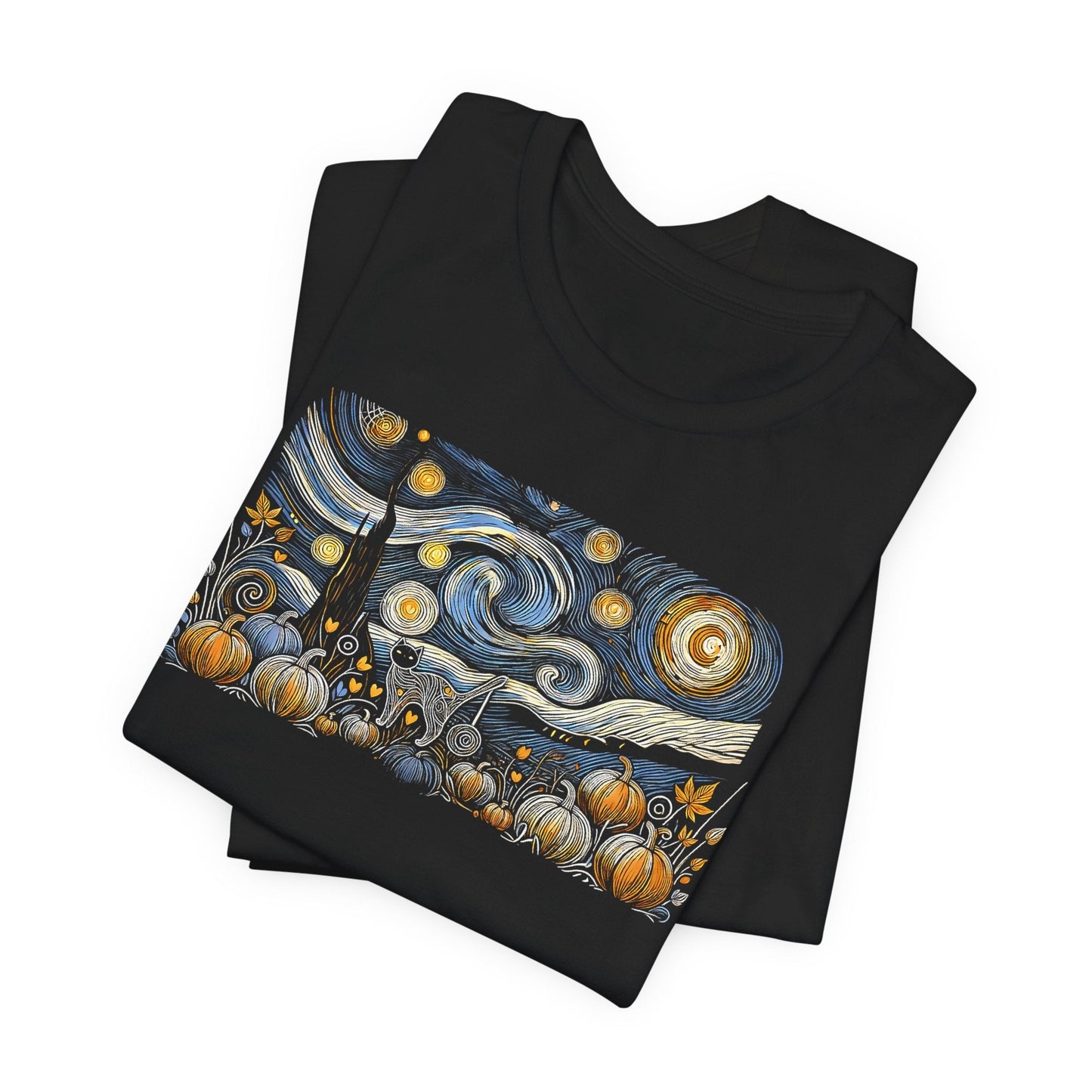Starry Night - Field Cat - WhimsyInkWear