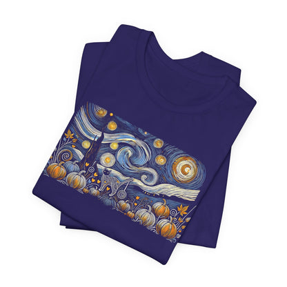 Starry Night - Field Cat - WhimsyInkWear