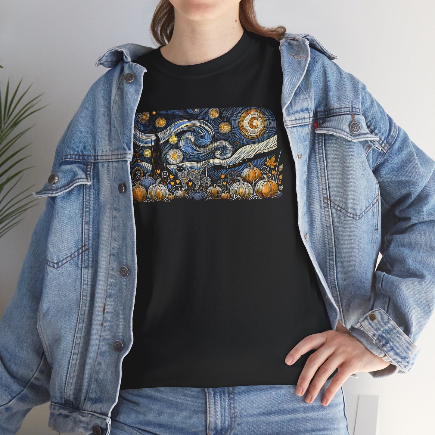 Starry Night - Field Cat - WhimsyInkWear