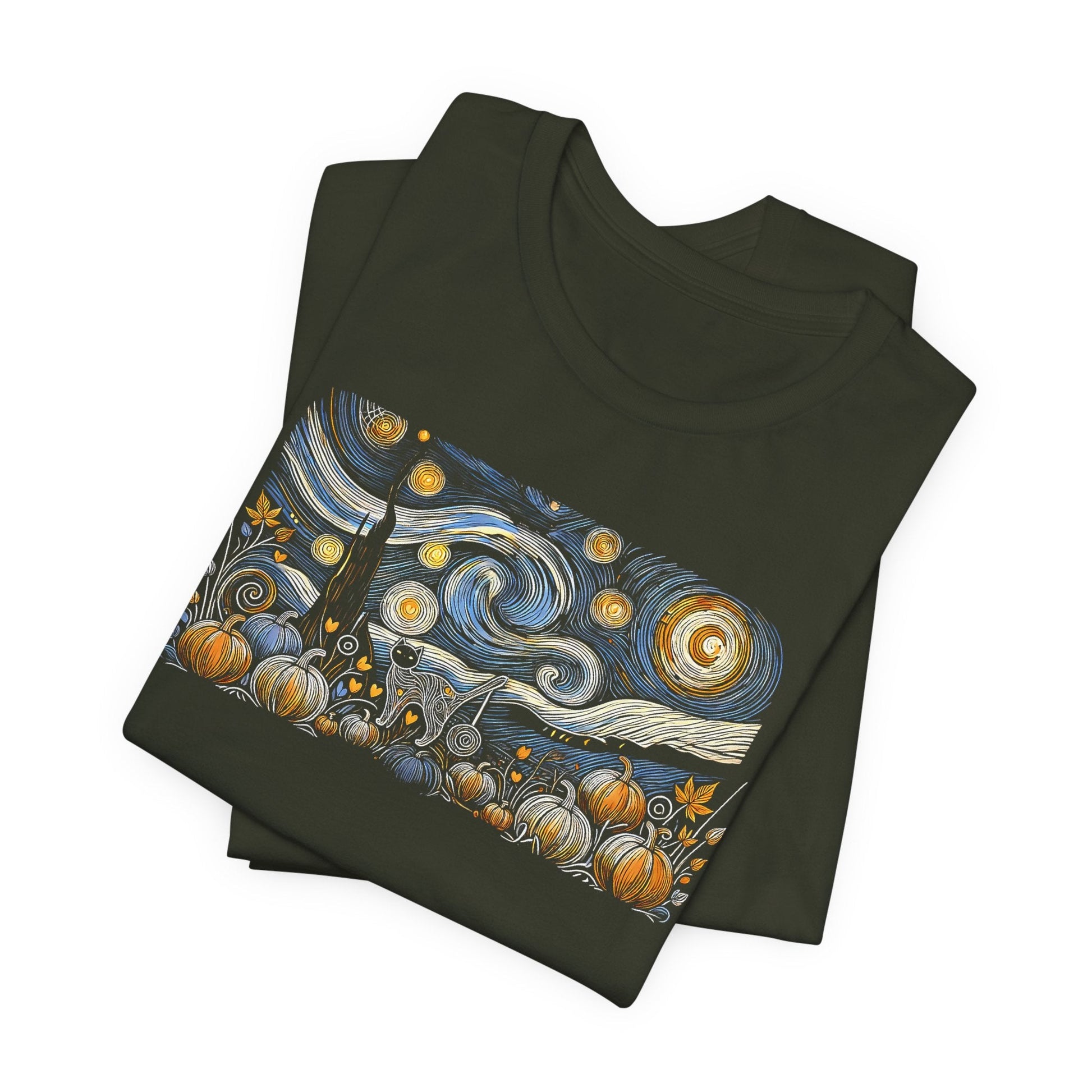 Starry Night - Field Cat - WhimsyInkWear