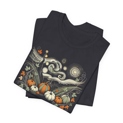 Starry Night - Field of Pumpkins - WhimsyInkWear