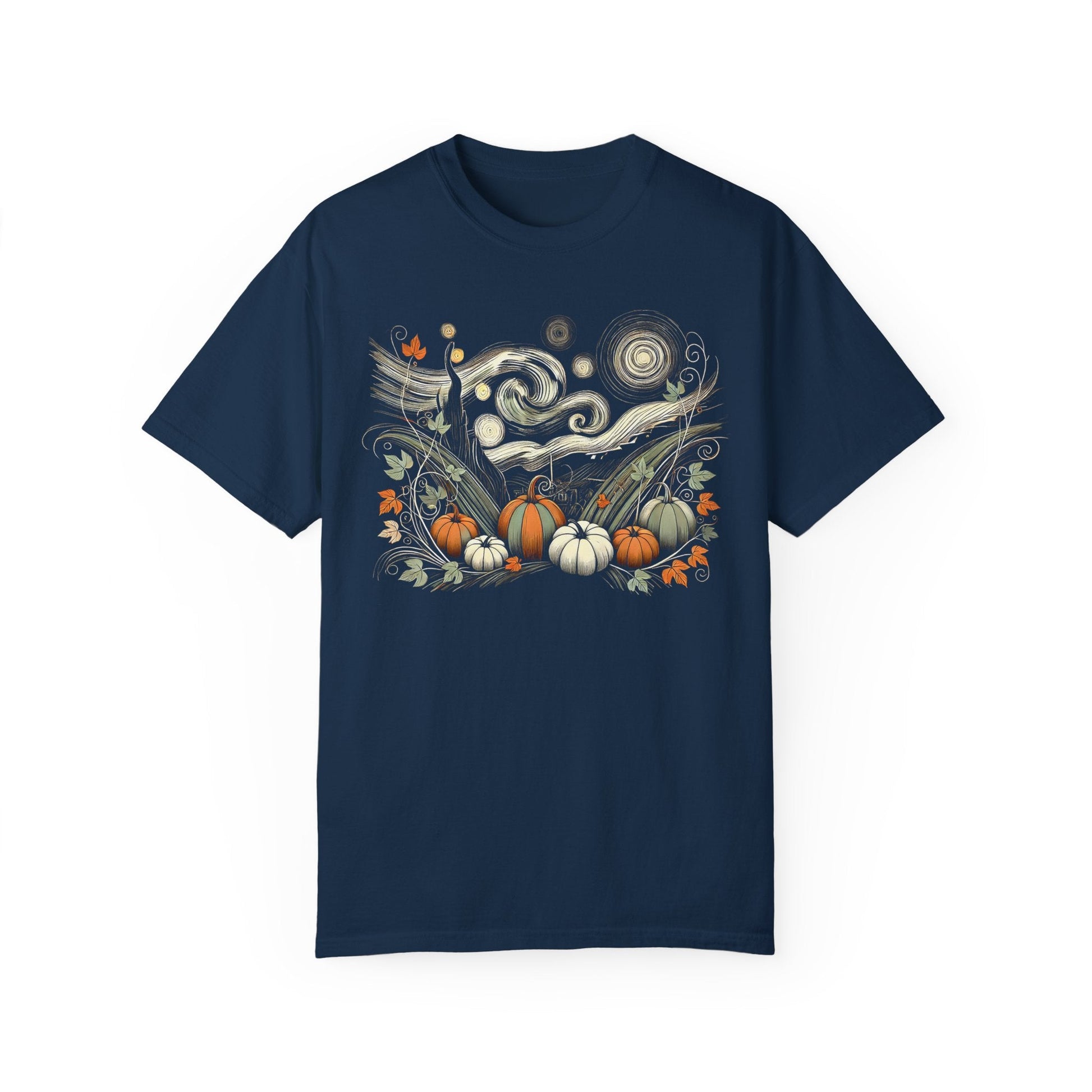 Starry Night - Field of Pumpkins - WhimsyInkWear