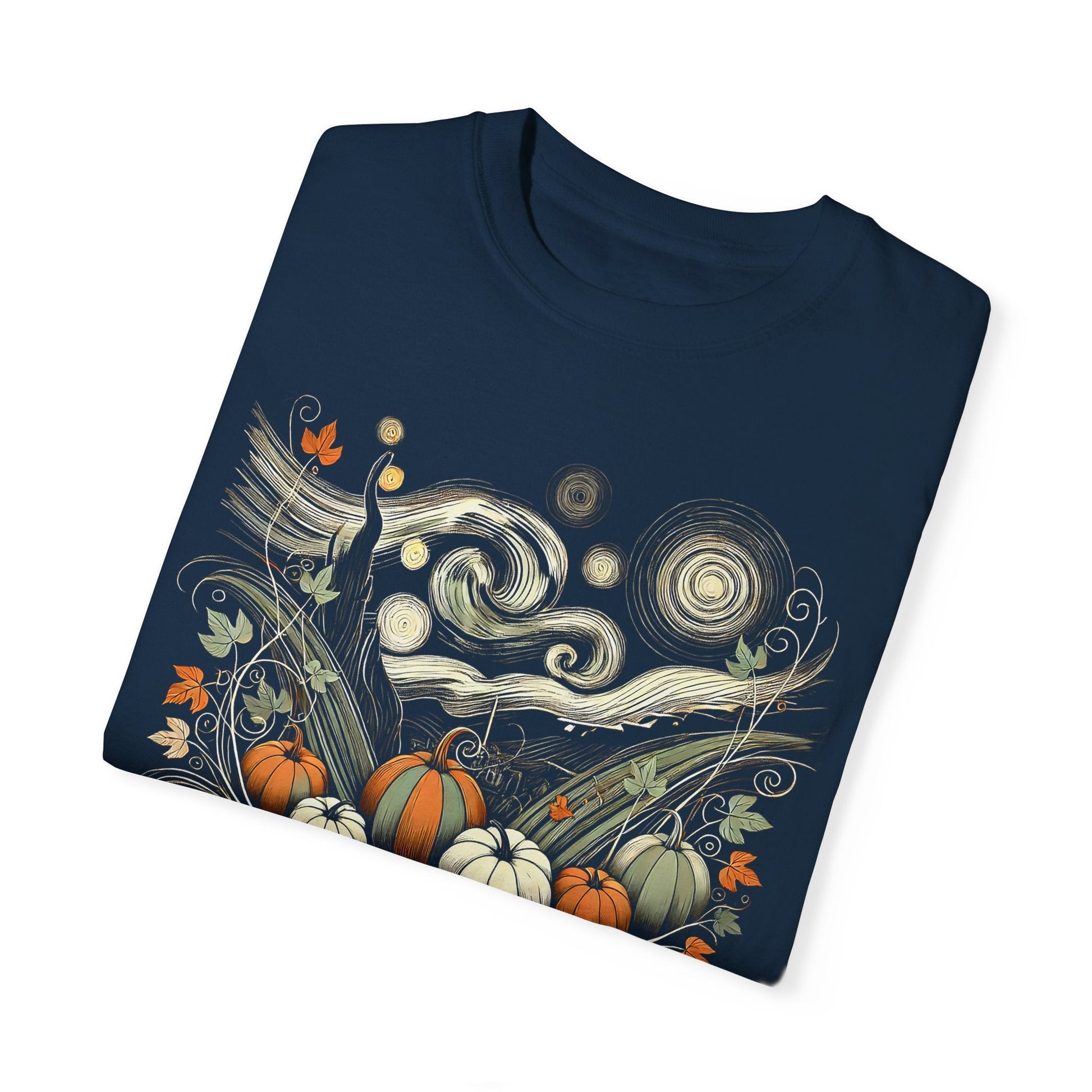 Starry Night - Field of Pumpkins - WhimsyInkWear