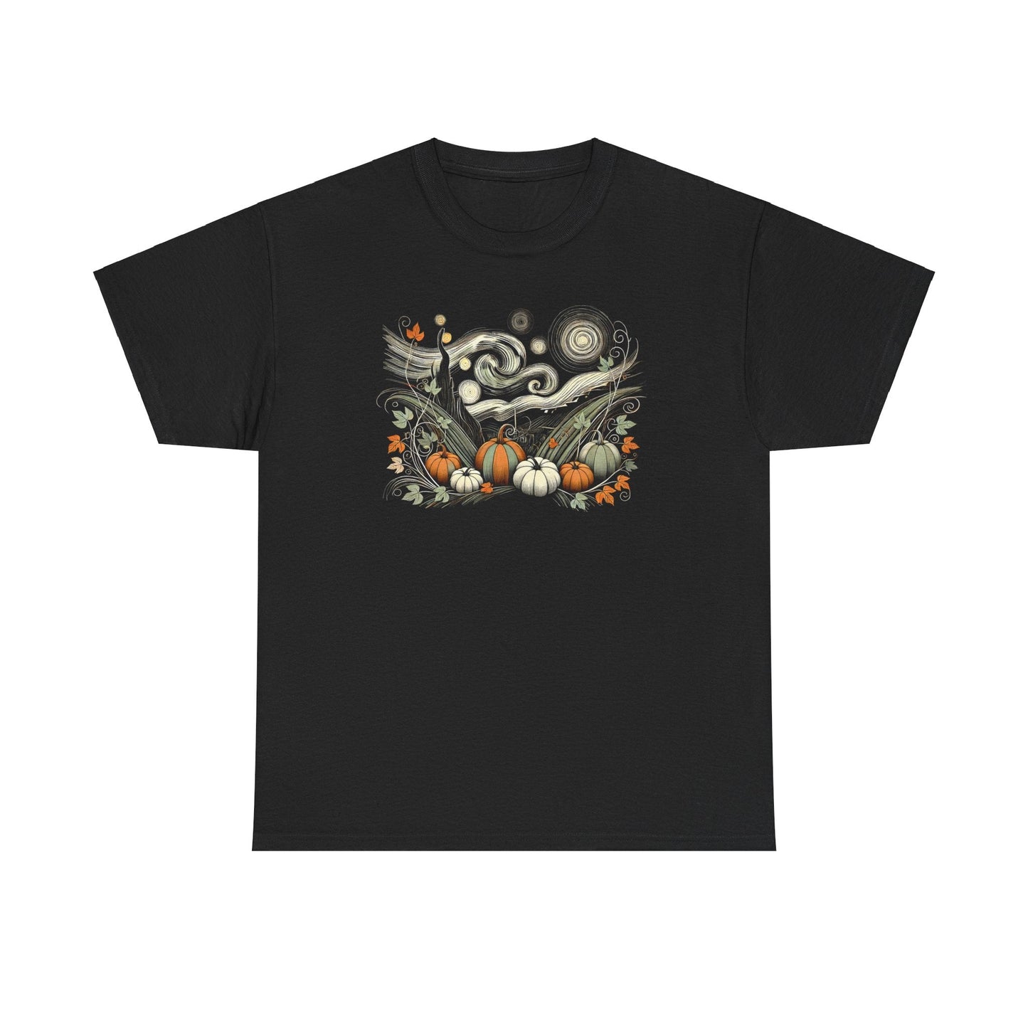 Starry Night - Field of Pumpkins - WhimsyInkWear