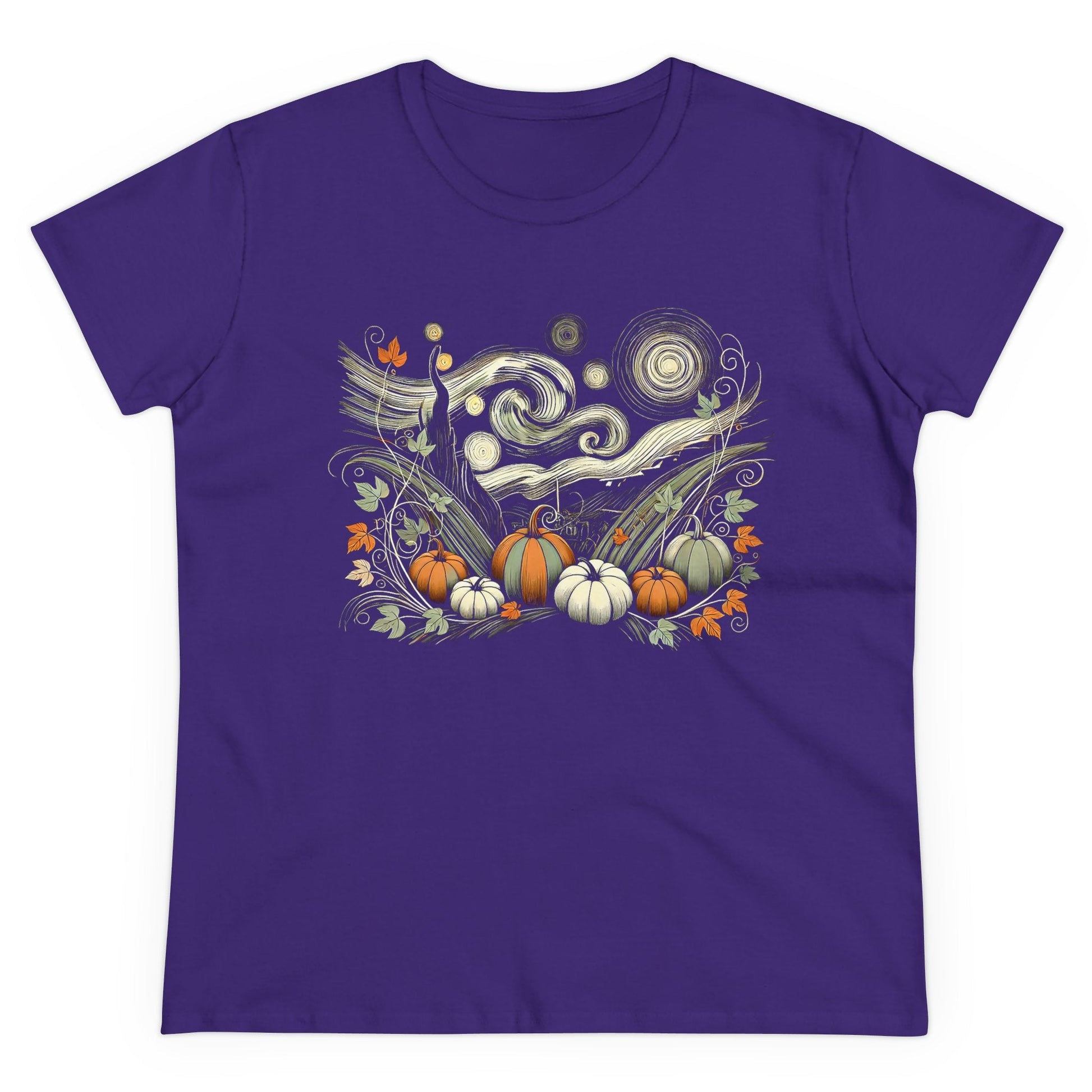Starry Night - Field of Pumpkins - WhimsyInkWear