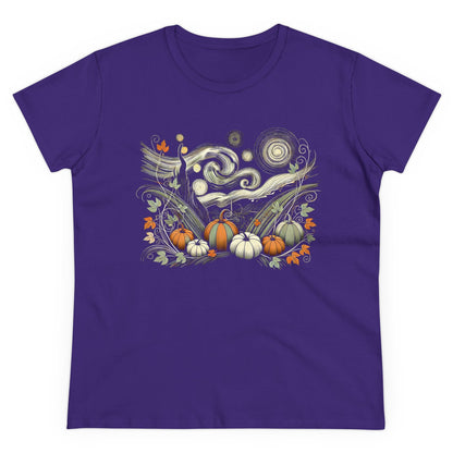 Starry Night - Field of Pumpkins - WhimsyInkWear