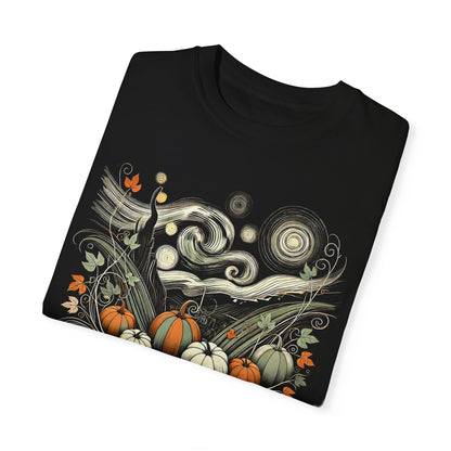 Starry Night - Field of Pumpkins - WhimsyInkWear
