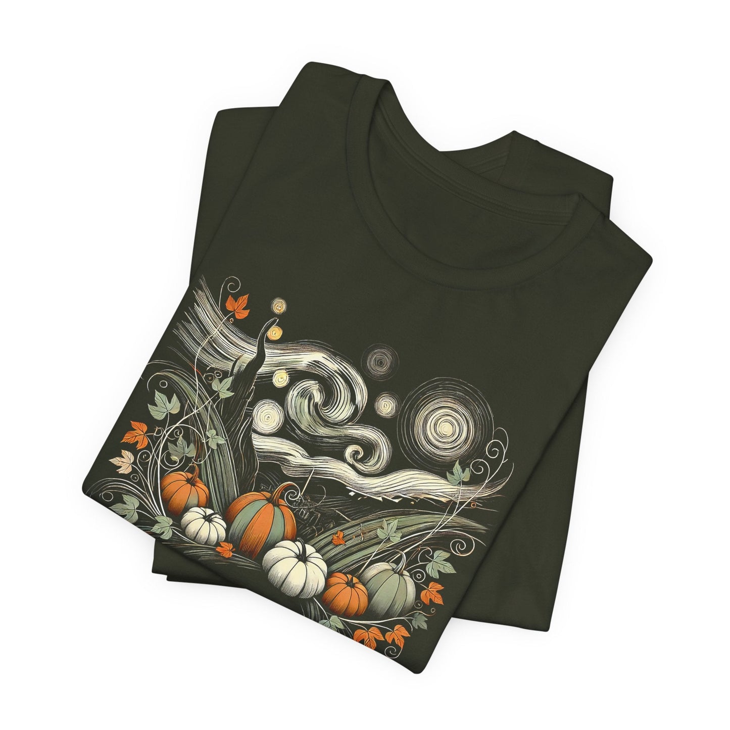 Starry Night - Field of Pumpkins - WhimsyInkWear