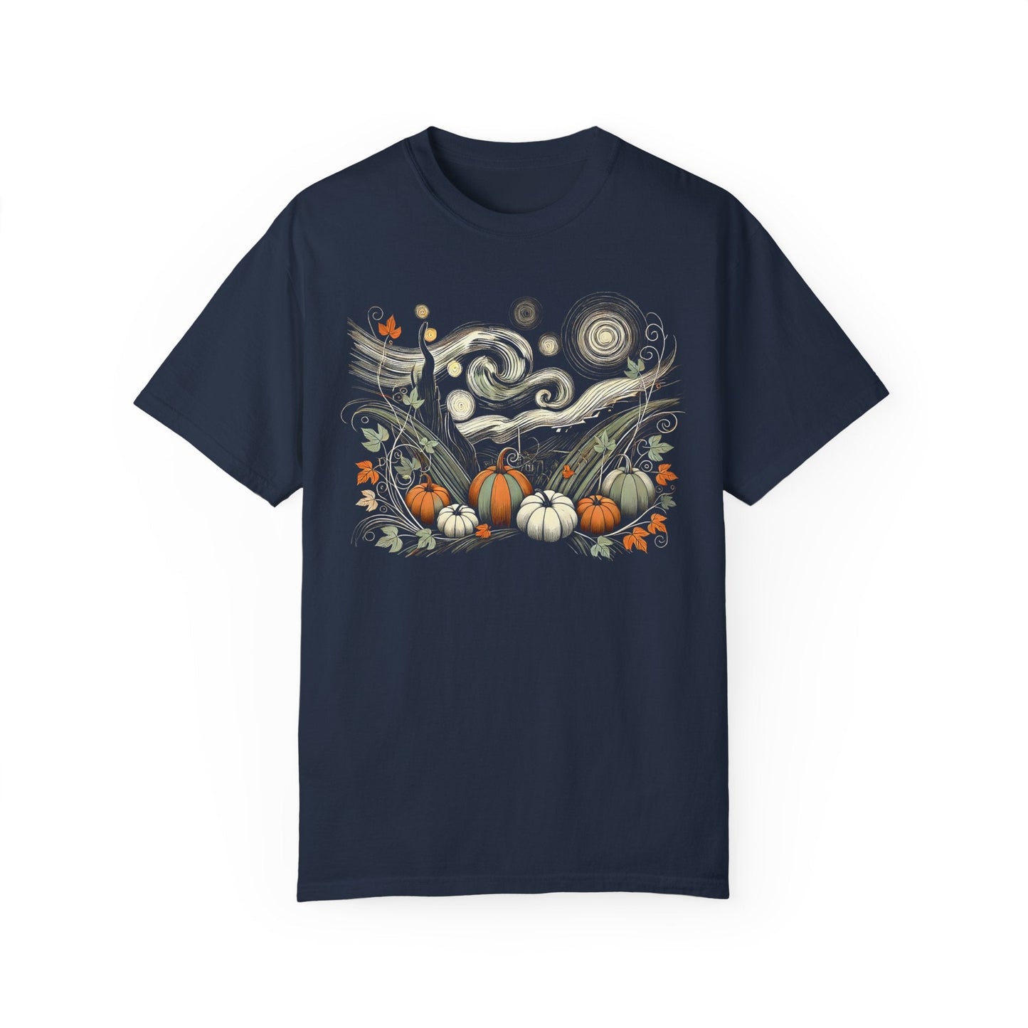 Starry Night - Field of Pumpkins - WhimsyInkWear