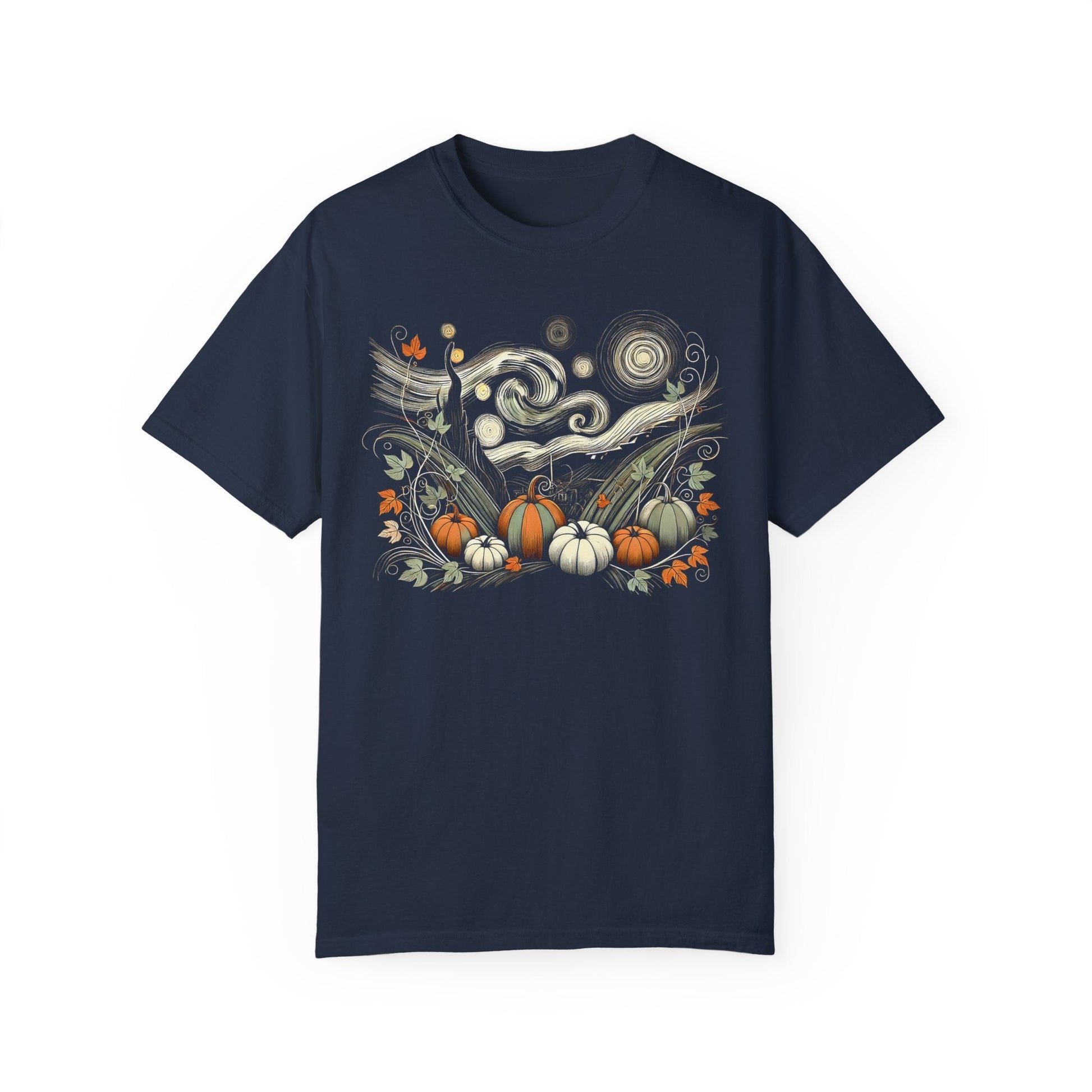 Starry Night - Field of Pumpkins - WhimsyInkWear