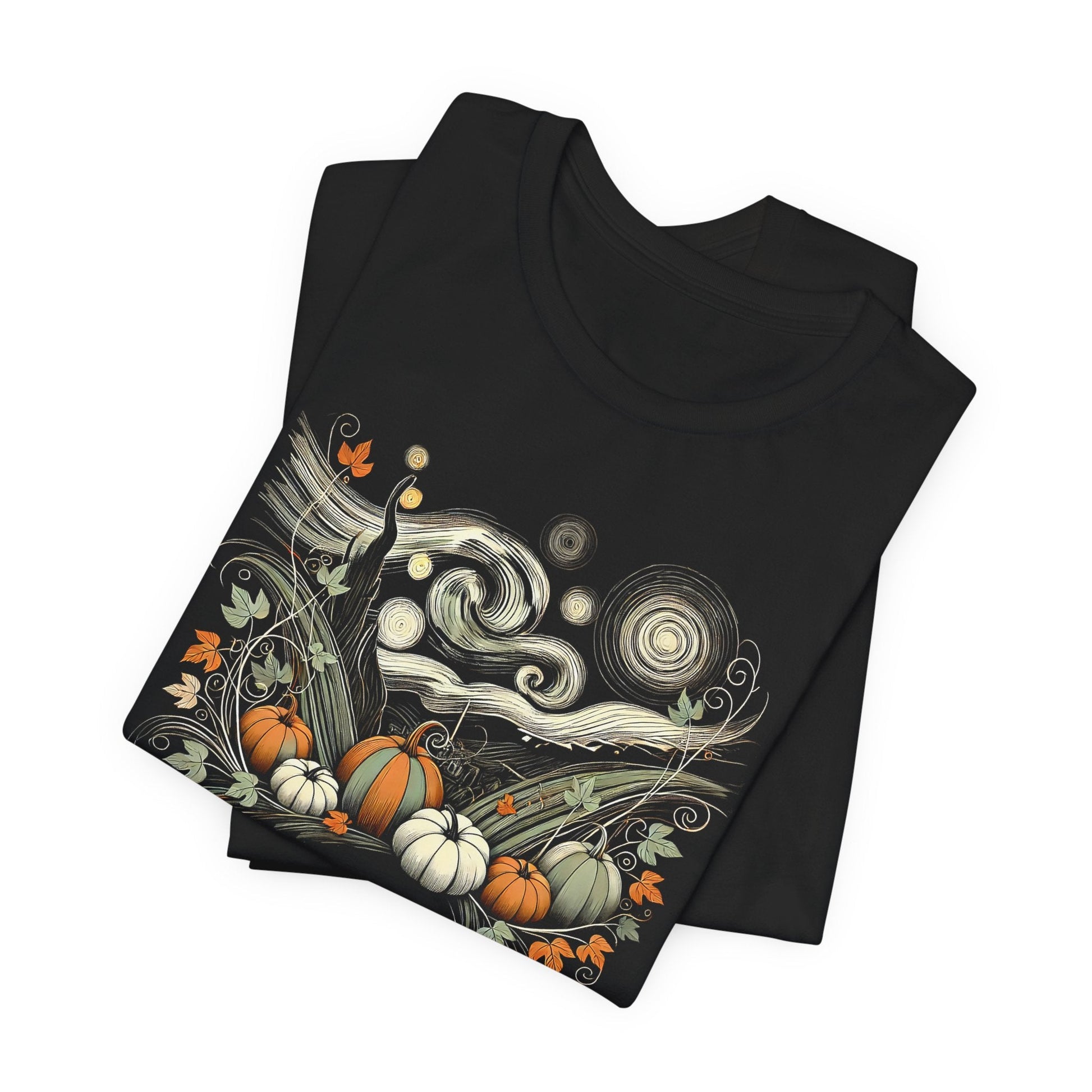 Starry Night - Field of Pumpkins - WhimsyInkWear