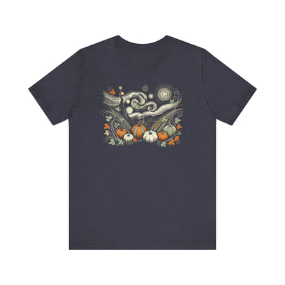 Starry Night - Field of Pumpkins - WhimsyInkWear