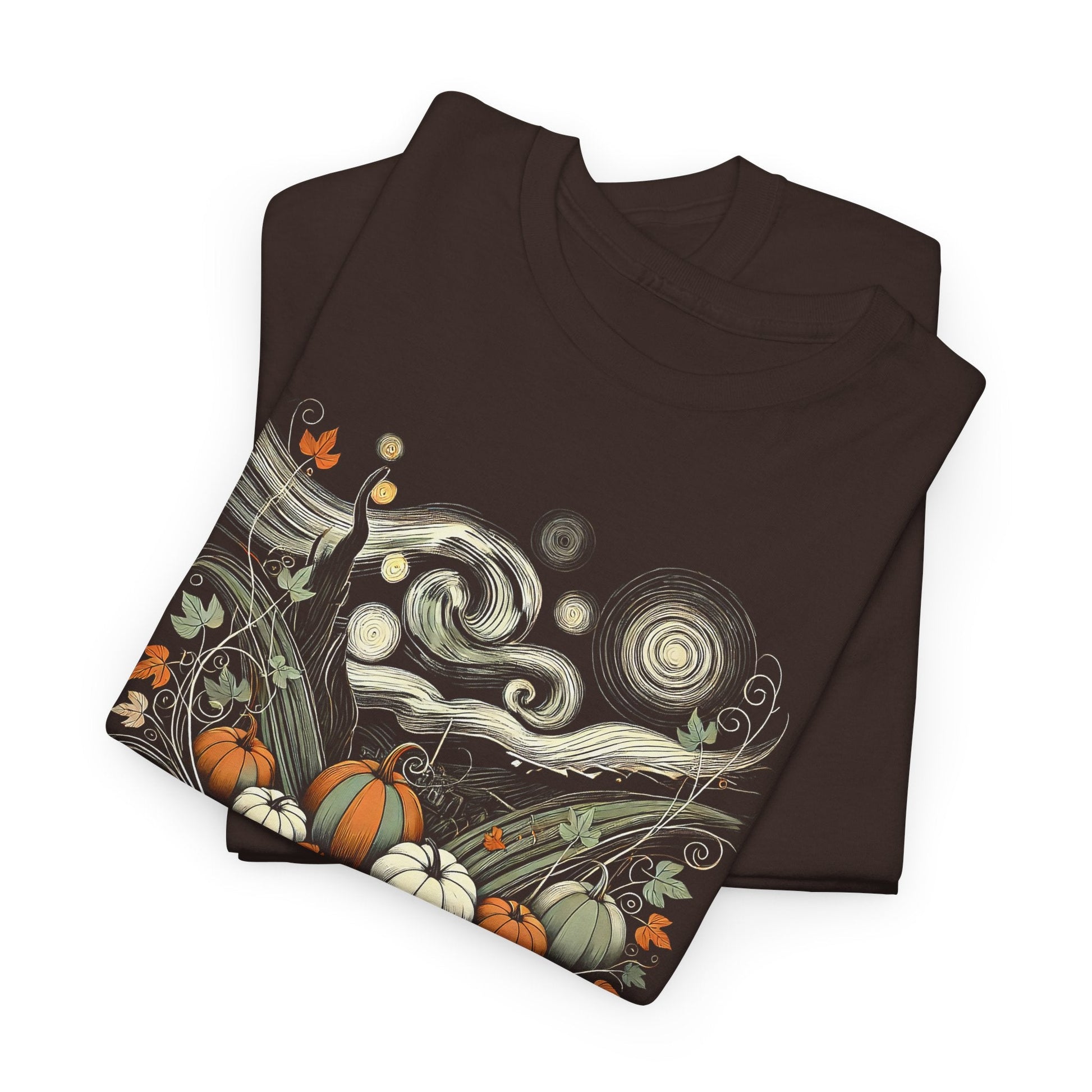 Starry Night - Field of Pumpkins - WhimsyInkWear