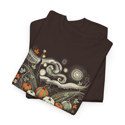 Starry Night - Field of Pumpkins - WhimsyInkWear