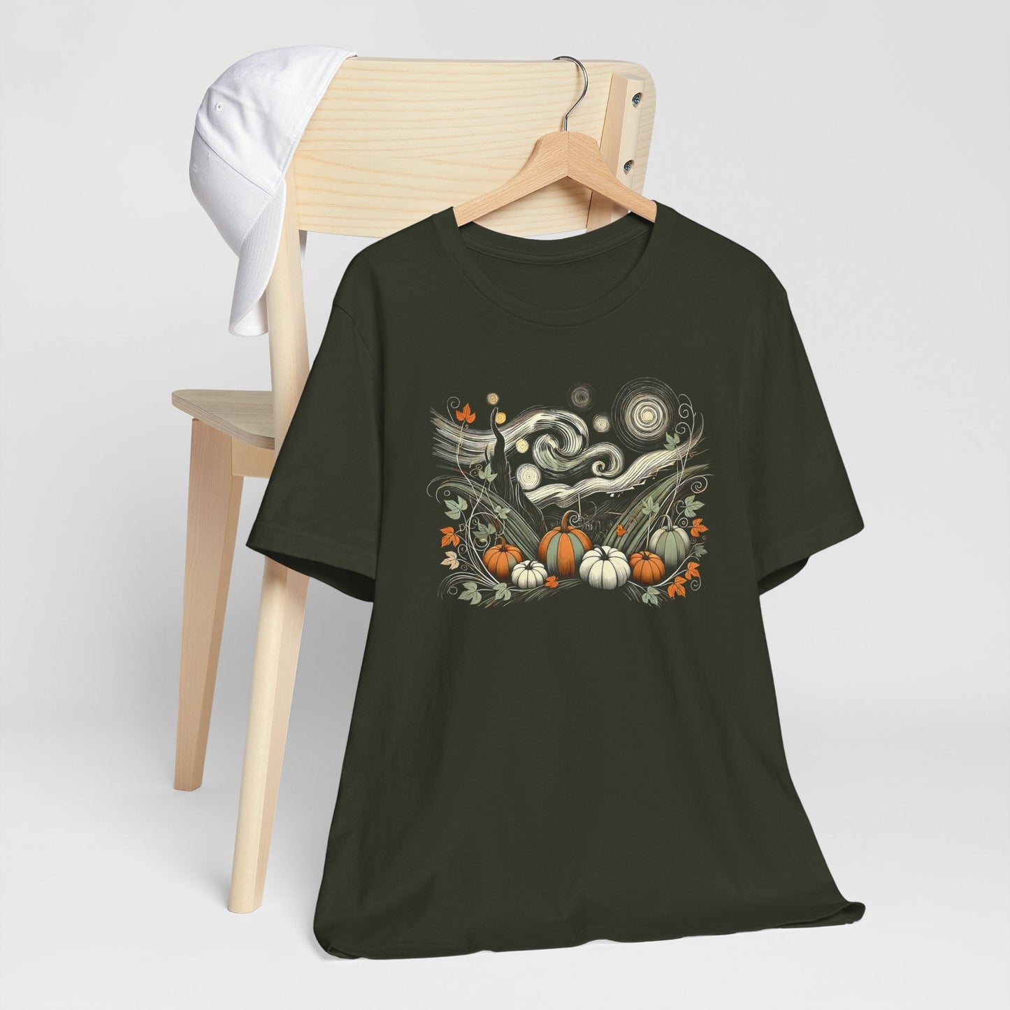 Starry Night - Field of Pumpkins - WhimsyInkWear
