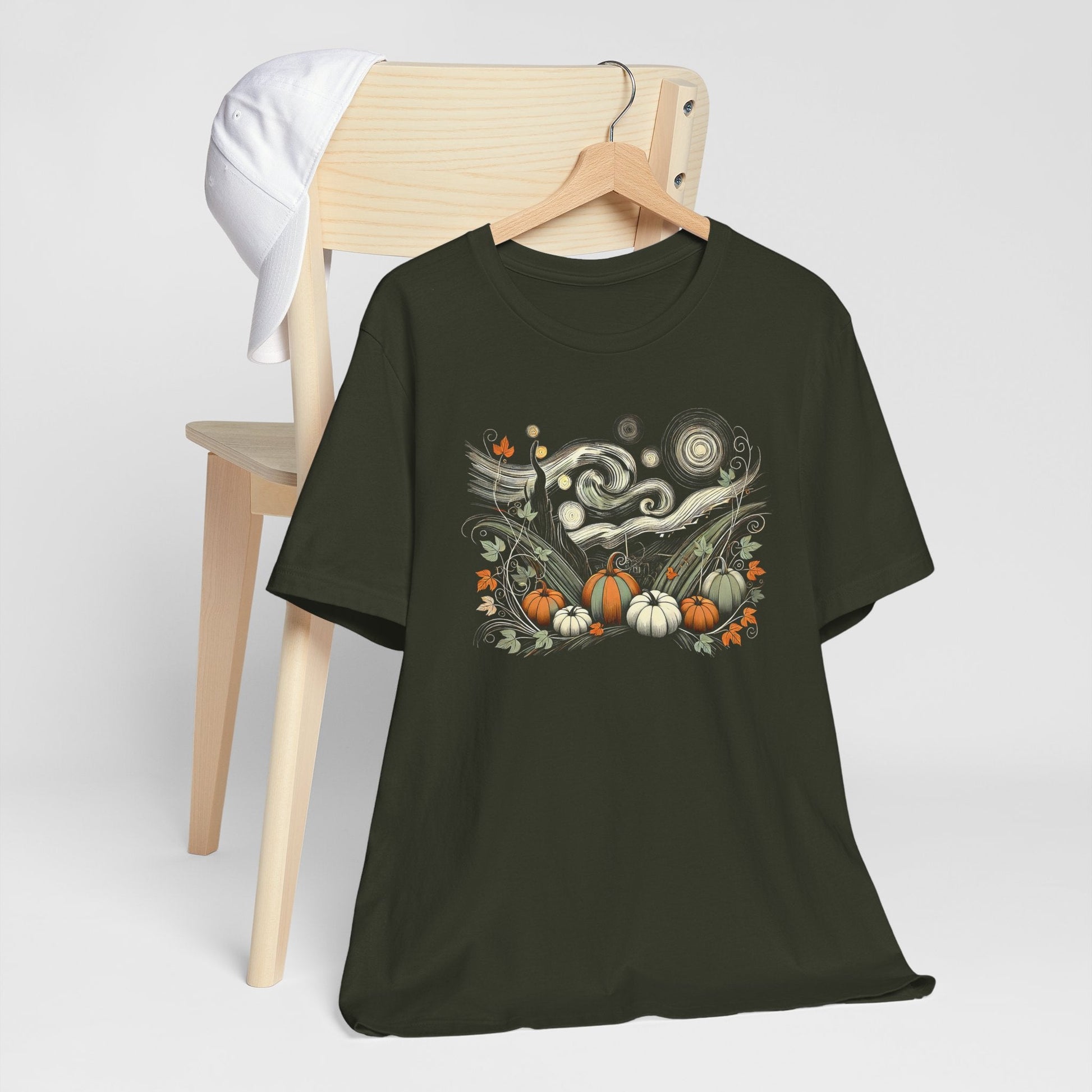 Starry Night - Field of Pumpkins - WhimsyInkWear
