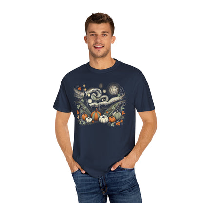 Starry Night - Field of Pumpkins - WhimsyInkWear
